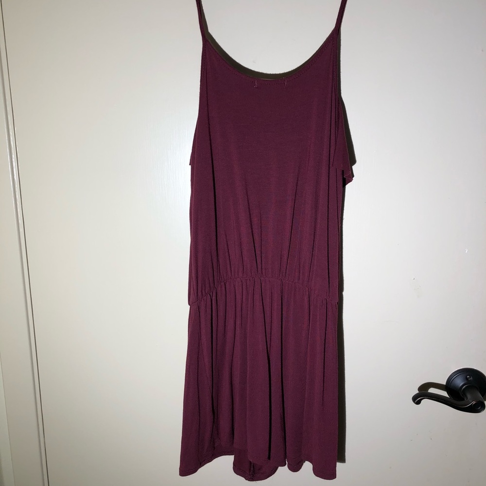 Maroon Romper - Picture 2 of 3